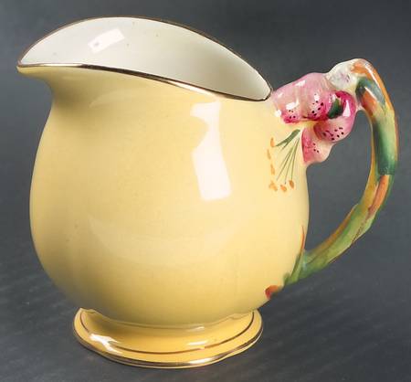 Tiger Lily Yellow Creamer by Royal Winton