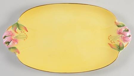 Tiger Lily Yellow Small Sandwich Tray