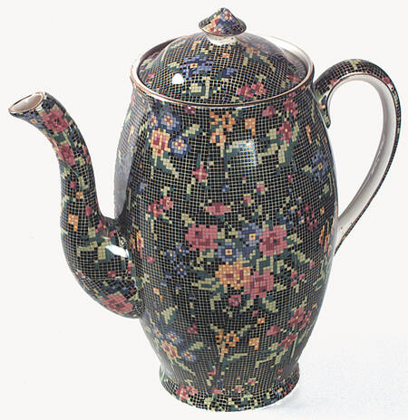 Victorian Perth Shape Coffee Pot & Lid
