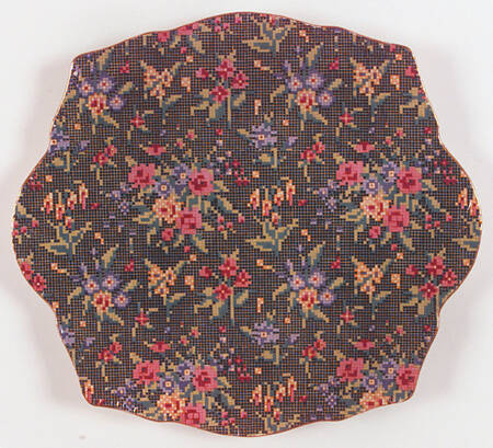 Victorian Square Handled Cake Plate by Royal Winton