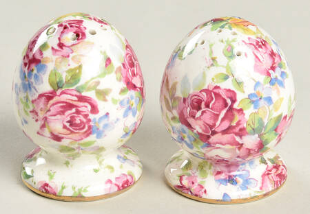 Victorian Rose Salt & Pepper Set