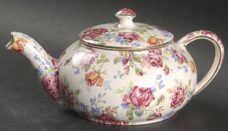Victorian Rose Mini Stacking Teapot & Lid
