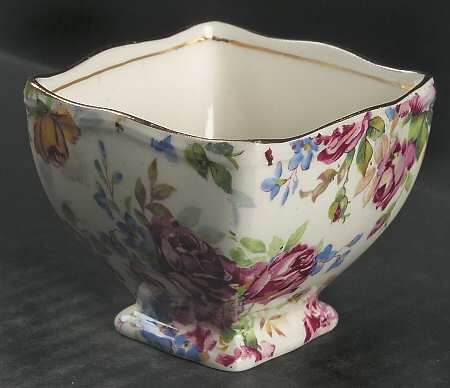 Victorian Rose Ascot Straight Open Sugar Bowl