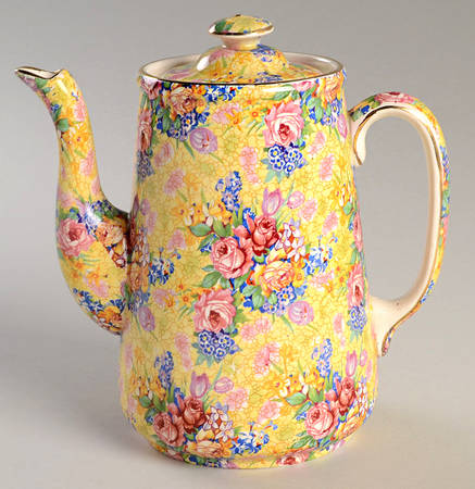Welbeck (Older) Greek Shape Coffee Pot & Lid