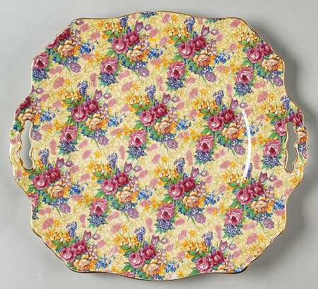 Welbeck (Older) Square Handled Cake Plate