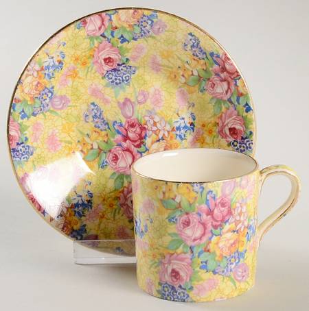 Welbeck (Older) Flat Demitasse Cup & Saucer Set