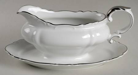 Lady Royal Gravy Boat with Attached Underplate