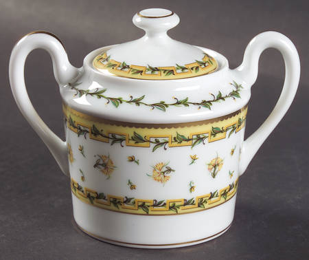 Bougainville Yellow Sugar Bowl & Lid