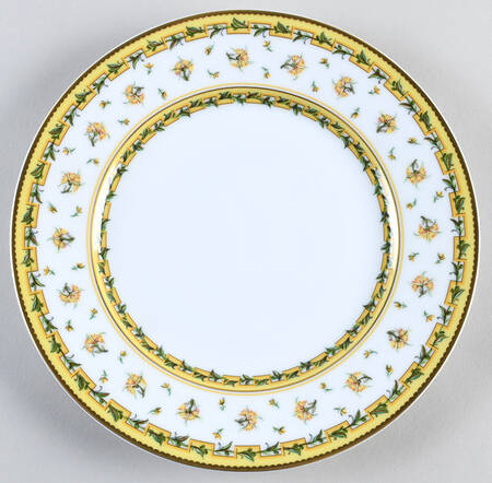 Bougainville Yellow Luncheon Plate