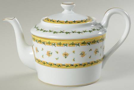 Bougainville Yellow Teapot & Lid