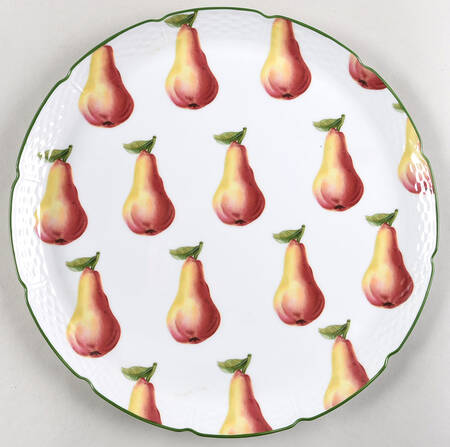 Villandry (Legumes Fleurs Fruits Vegetables) Cake Plate