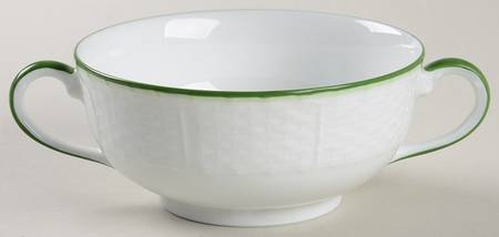 Villandry (Legumes Fleurs Fruits Vegetables) Flat Cream Soup Bowl