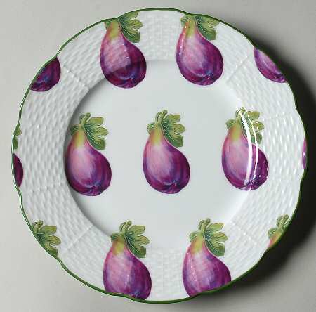 Villandry (Legumes Fleurs Fruits Vegetables) Dessert Luncheon Plate