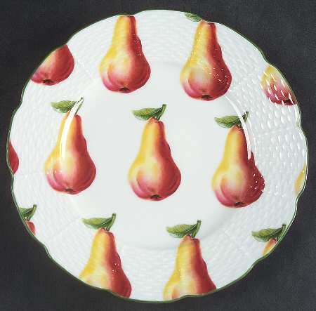 Villandry (Legumes Fleurs Fruits Vegetables) Dessert Luncheon Plate