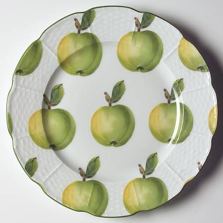 Villandry (Legumes Fleurs Fruits Vegetables) Dessert Luncheon Plate by Raynaud