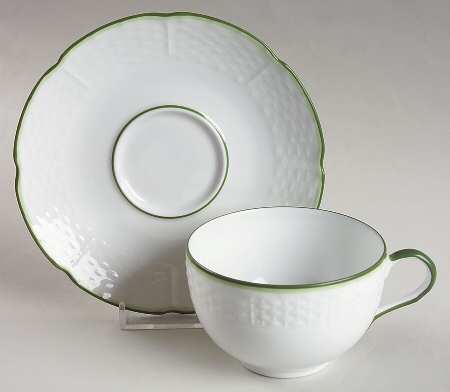 Villandry (Legumes Fleurs Fruits Vegetables) Flat Cup & Saucer Set