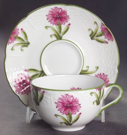 Villandry (Legumes Fleurs Fruits Vegetables) Flat Cup & Saucer Set