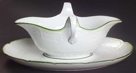 Villandry (Legumes Fleurs Fruits Vegetables) Gravy Boat & Underplate