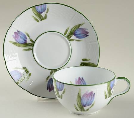 Villandry (Legumes Fleurs Fruits Vegetables) Breakfast Cup & Saucer Set