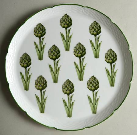 Villandry (Legumes Fleurs Fruits Vegetables) Cake Plate