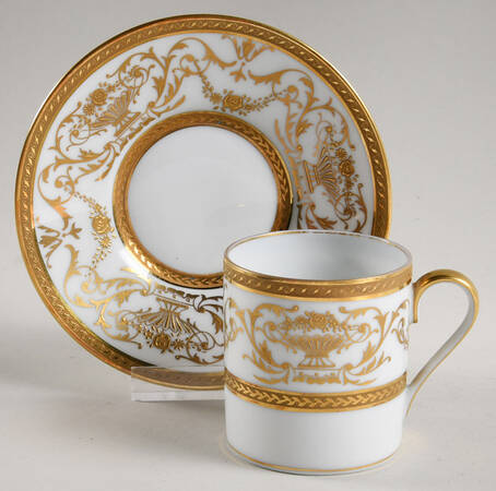 Ambassade Flat Demitasse Cup & Saucer Set