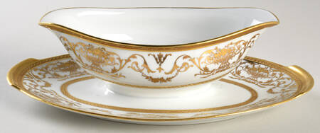 Ambassade Gravy Boat with Attached Underplate