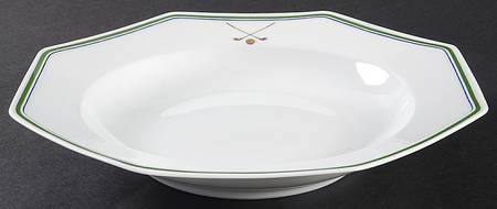Golf Rim Soup Bowl