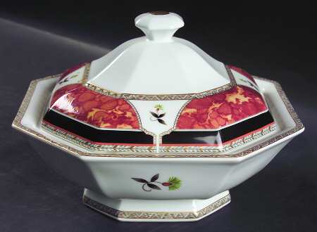 Hadrien Brown (Brique) Round Covered Vegetable