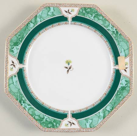 Hadrien Green Dessert/Pie Plate