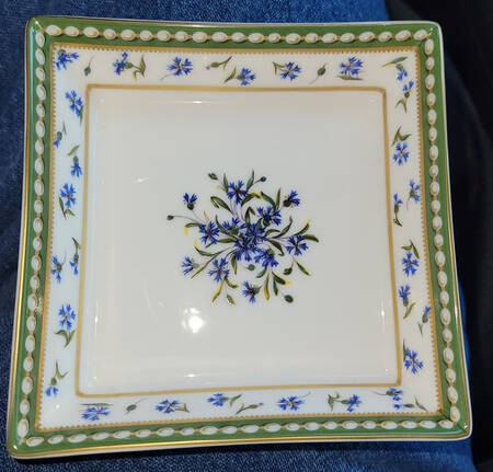 Marie Antoinette Small Square Dish