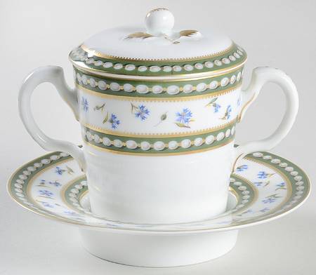 Marie Antoinette Trembleuse Cup & Saucer Set with Lid
