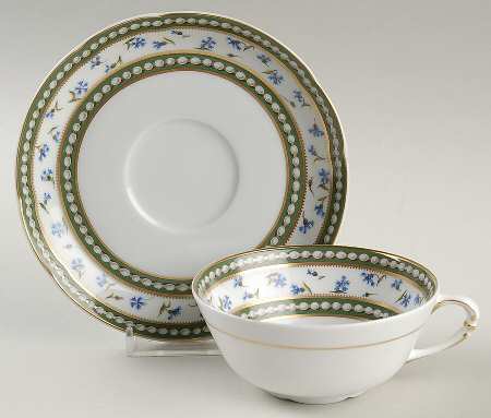 Marie Antoinette Flat Cup & Saucer Set
