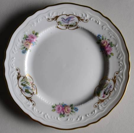 Oiseaux Roses Bread & Butter Plate