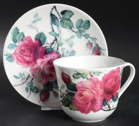 English Rose Breakfast Cup & Saucer Set