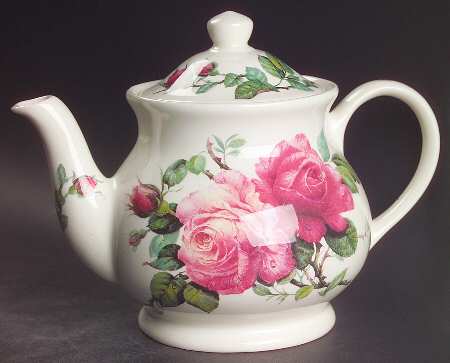 English Rose Teapot & Lid