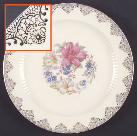 5206 Luncheon Plate