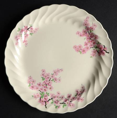 Apple Blossom Pink Salad Plate