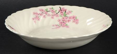 Apple Blossom Pink Coupe Soup Bowl