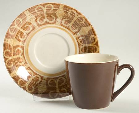 Barcelona Flat Cup & Saucer Set