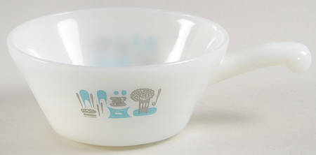 Blue Heaven Handled Ovenware Chili Bowl