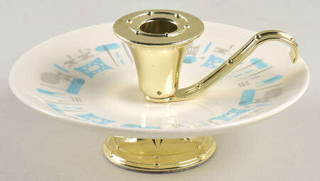 Blue Heaven 3"- 3 1/4" Candleholder (BB) HC