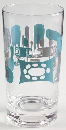 Blue Heaven 8 Oz Glassware Tumbler