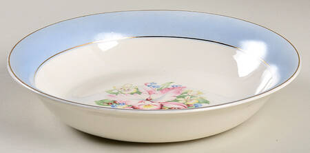 Blue Orchid 8" Round Vegetable Bowl