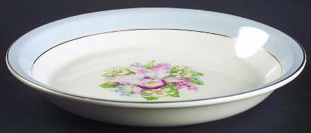 Blue Orchid Pie Serving Plate