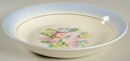 Blue Orchid Coupe Soup Bowl
