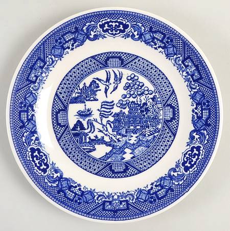 Blue Willow Salad Plate