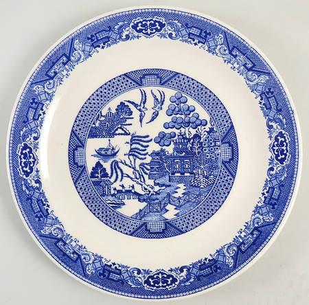 Blue Willow 12" Chop Plate (Round Platter)
