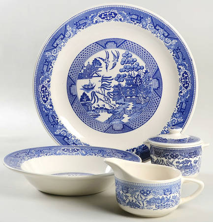 Blue Willow 5 Piece Hostess Set