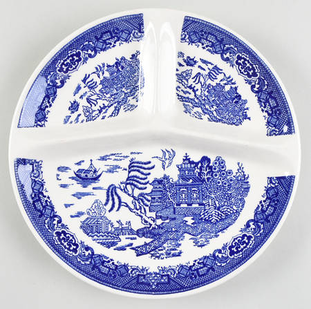Blue Willow Grill Plate