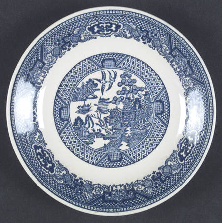 Blue Willow Saucer for Flat Cup